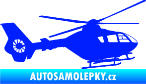 Samolepka Vrtulník 006 pravá modrá dynamic