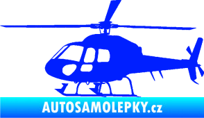 Samolepka Vrtulník 007 levá helikoptéra modrá dynamic