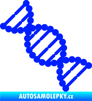 Samolepka Vzorec DNA levá modrá dynamic