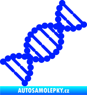 Samolepka Vzorec DNA pravá modrá dynamic