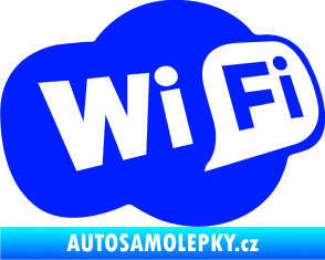 Samolepka Wifi 002 modrá dynamic