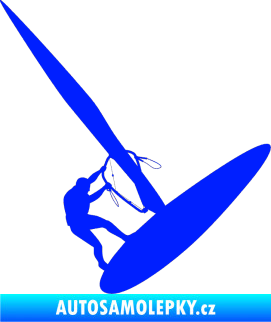 Samolepka Windsurfing 002 pravá modrá dynamic