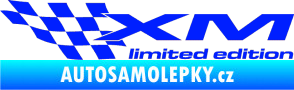 Samolepka Xm limited edition levá modrá dynamic