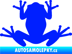Samolepka Žába 003 modrá dynamic