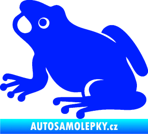 Samolepka Žába 007 levá modrá dynamic