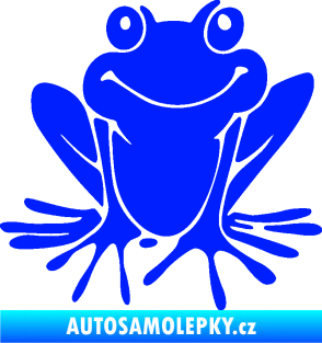 Samolepka Žába 008 pravá modrá dynamic