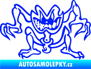 Samolepka Žabák pravá modrá dynamic