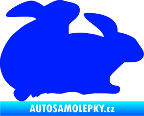 Samolepka Zajíci sex pravá modrá dynamic