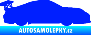 Samolepka Závodní auto 001 pravá modrá dynamic