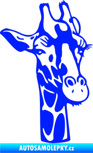 Samolepka Žirafa 001 pravá modrá dynamic