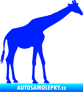 Samolepka Žirafa 002 pravá modrá dynamic