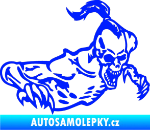 Samolepka Zombík pravá modrá dynamic