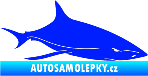 Samolepka Žralok 008 pravá modrá dynamic