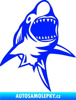 Samolepka Žralok 011 pravá modrá dynamic