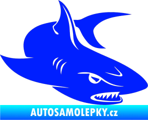Samolepka Žralok 012 pravá modrá dynamic