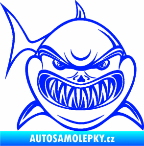Samolepka Žralok 014 pravá modrá dynamic