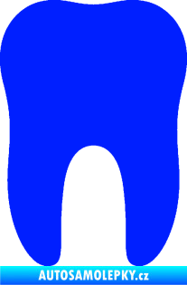 Samolepka Zub 001 stolička modrá dynamic