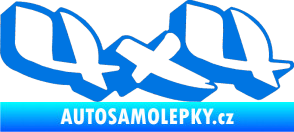 Samolepka 4x4 varianta 001 modrá oceán