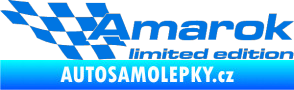 Samolepka Amarok limited edition levá modrá oceán