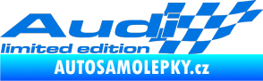 Samolepka Audi limited edition pravá modrá oceán