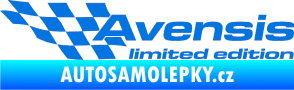 Samolepka Avensis limited edition levá modrá oceán
