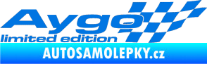 Samolepka Aygo limited edition pravá modrá oceán