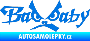 Samolepka Bad Baby modrá oceán