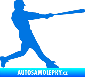 Samolepka Baseball 004 pravá modrá oceán