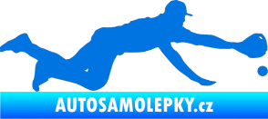 Samolepka Baseball 015 pravá modrá oceán