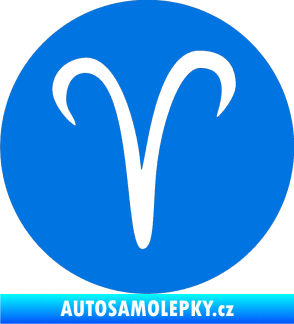 Samolepka Beran zvěrokruh 001 - horoskop modrá oceán