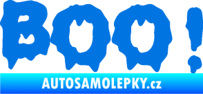 Samolepka Boo! modrá oceán