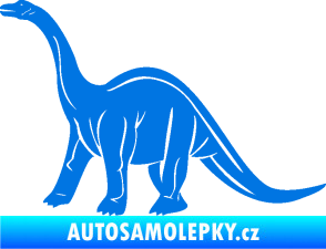 Samolepka Brachiosaurus 003 levá modrá oceán