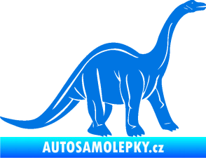 Samolepka Brachiosaurus 003 pravá modrá oceán