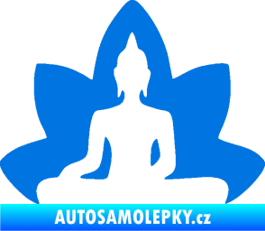 Samolepka Budha 003 levá  modrá oceán