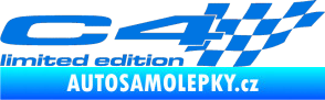 Samolepka C4 limited edition pravá modrá oceán