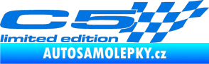 Samolepka C5 limited edition pravá modrá oceán