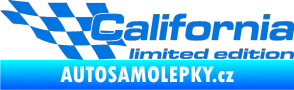 Samolepka California limited edition levá modrá oceán
