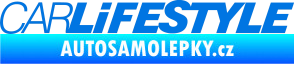 Samolepka Car Life Style modrá oceán