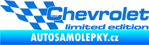 Samolepka Chevrolet limited edition levá modrá oceán