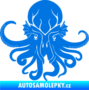 Samolepka Chobotnice 002 levá modrá oceán