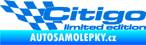 Samolepka Citigo limited edition levá modrá oceán