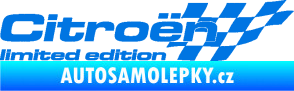 Samolepka Citroen limited edition pravá modrá oceán