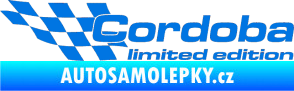 Samolepka Cordoba limited edition levá modrá oceán