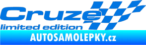 Samolepka Cruze limited edition pravá modrá oceán
