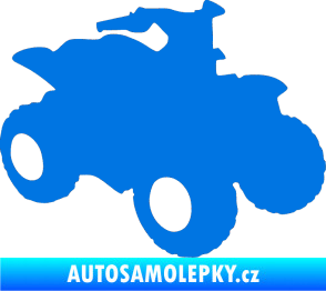 Samolepka Čtyřkolka 001 pravá modrá oceán