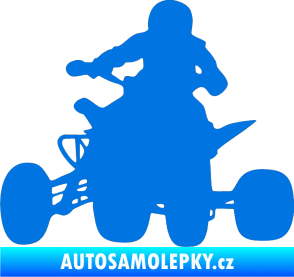 Samolepka Čtyřkolka 002 levá modrá oceán
