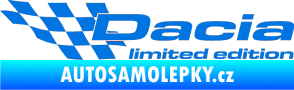 Samolepka Dacia limited edition levá modrá oceán