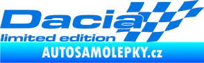 Samolepka Dacia limited edition pravá modrá oceán