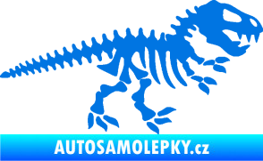 Samolepka Dinosaurus kostra 001 pravá modrá oceán