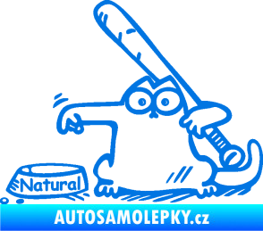Samolepka Dolej natural levá modrá oceán